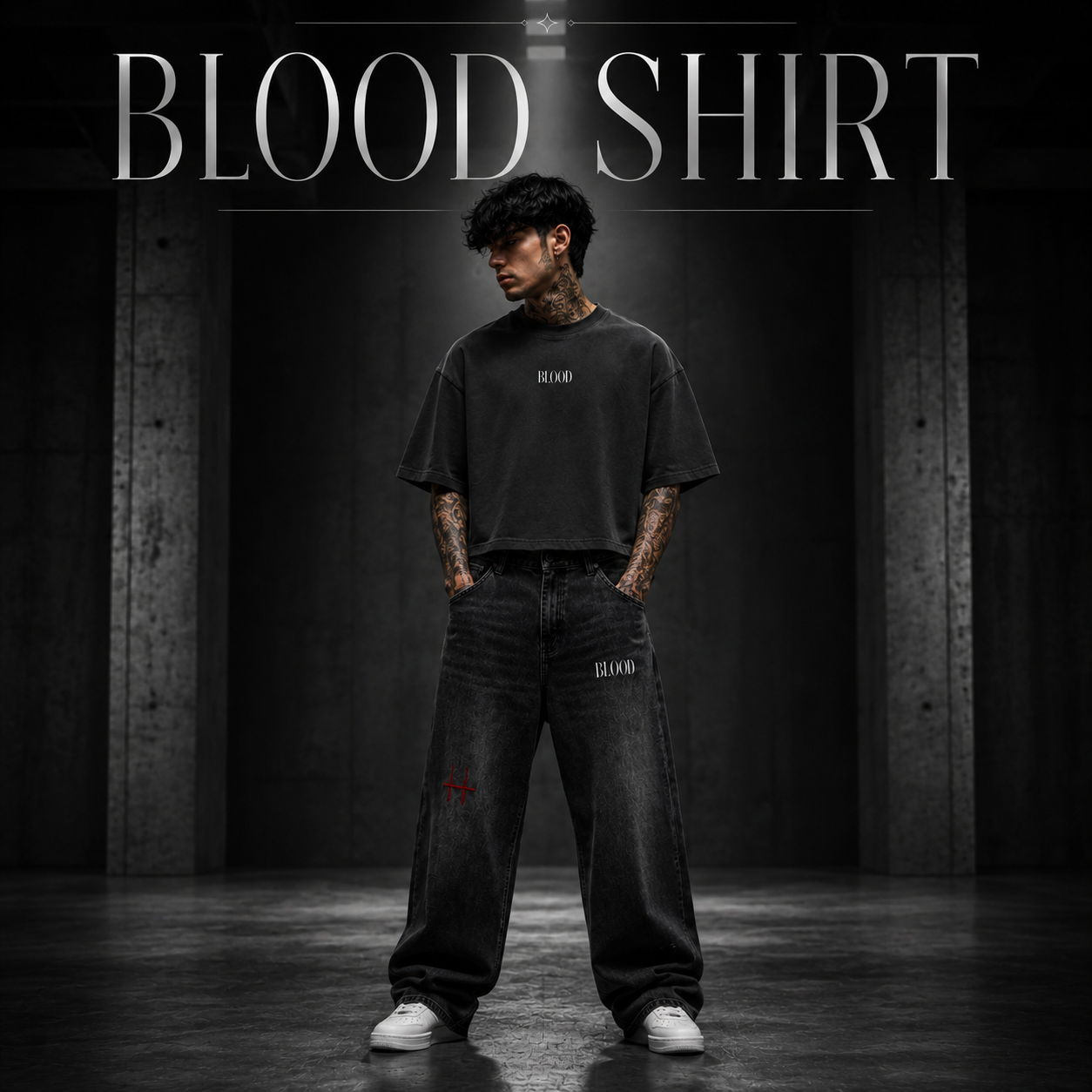 Blood Boxy Tee