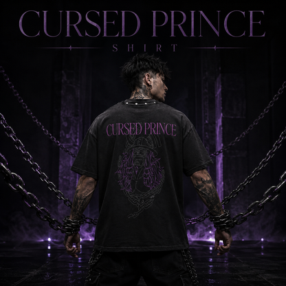 Cursed Prince Boxy Studded T-Shirt