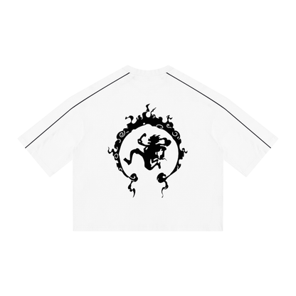 Sun God Boxy Piping T-Shirt