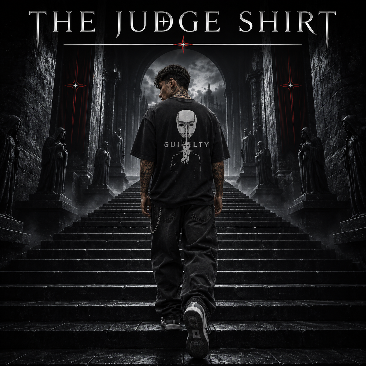 The judge Boxy Waffle T-Shirt