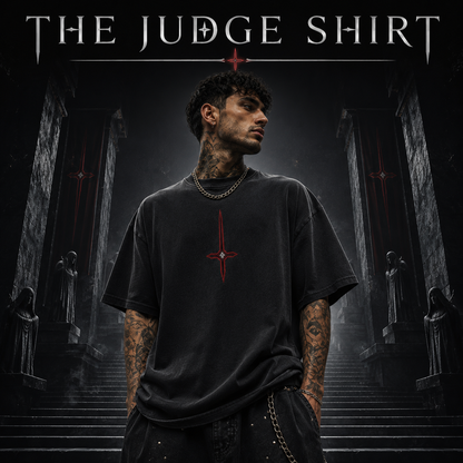 The judge Boxy Waffle T-Shirt