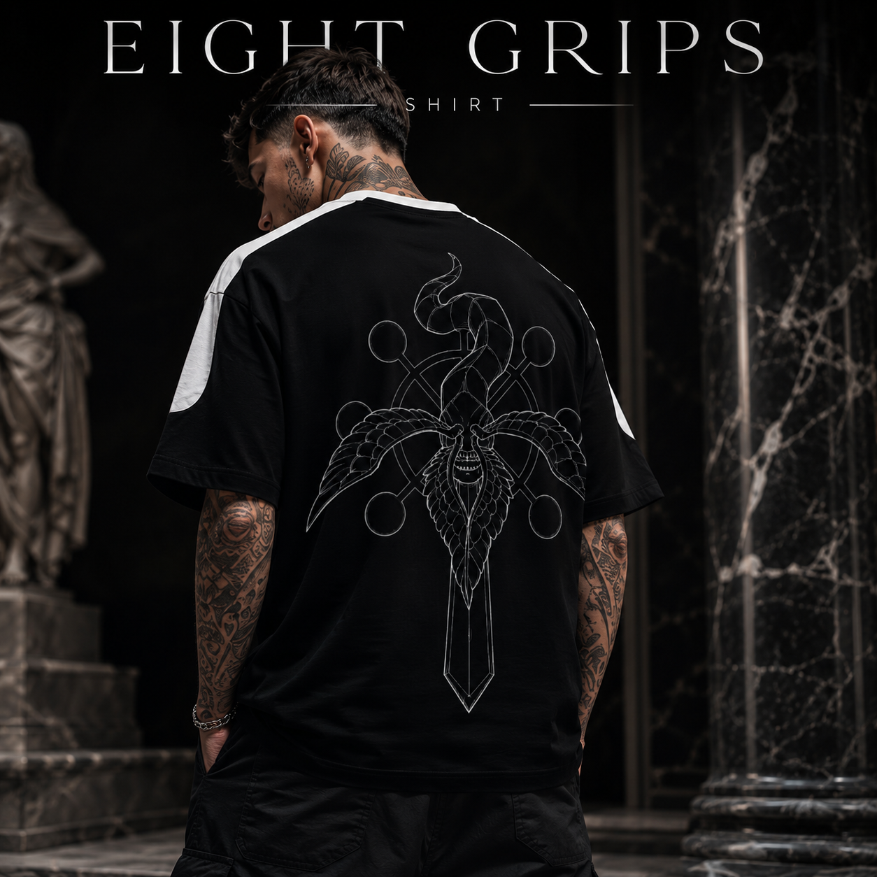 Eight grips Oversized T-Shirt