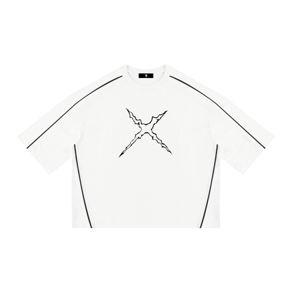 Sun God Boxy Piping T-Shirt