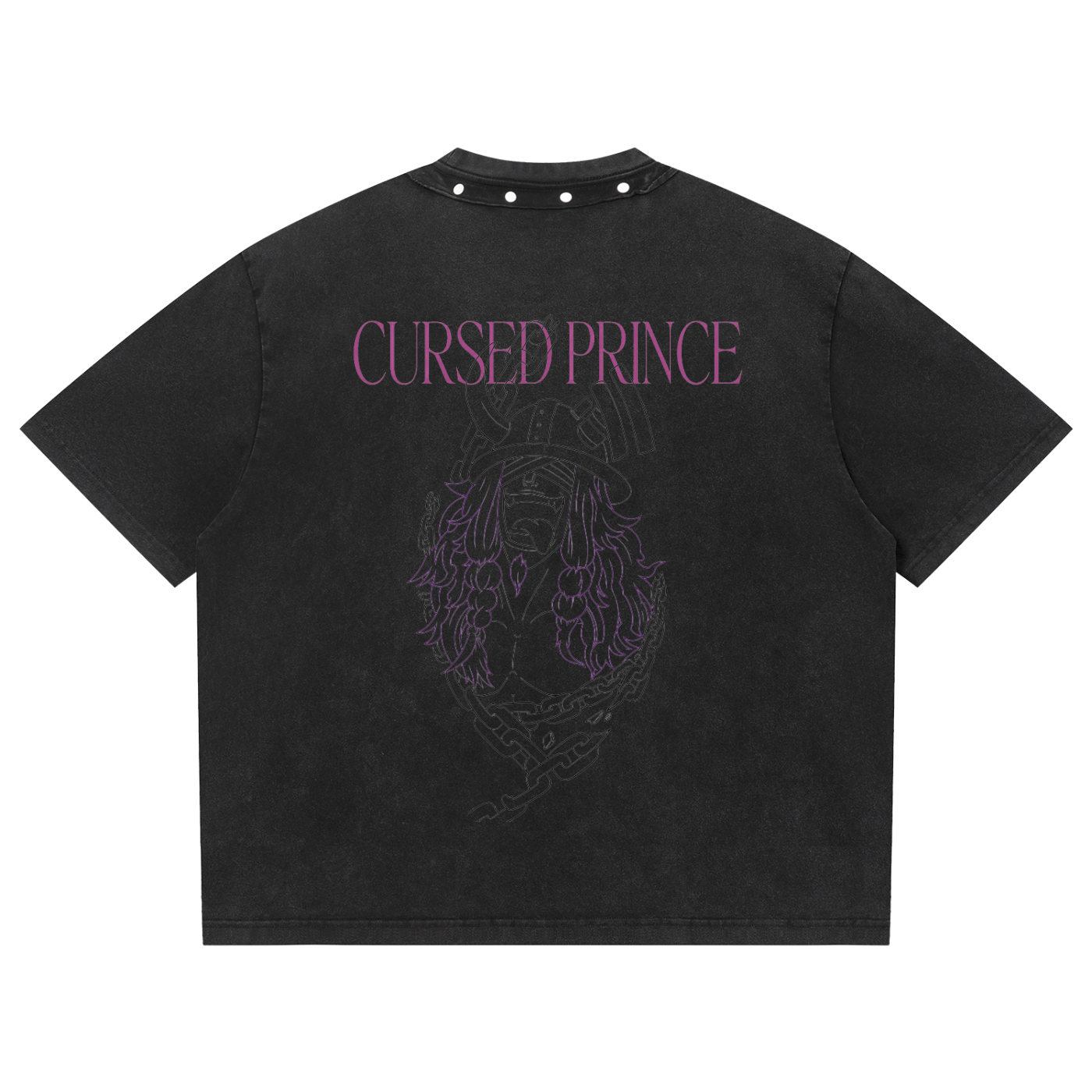 Cursed Prince Boxy Studded T-Shirt