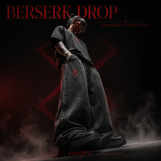Berserk Drawstring Cotton Pants